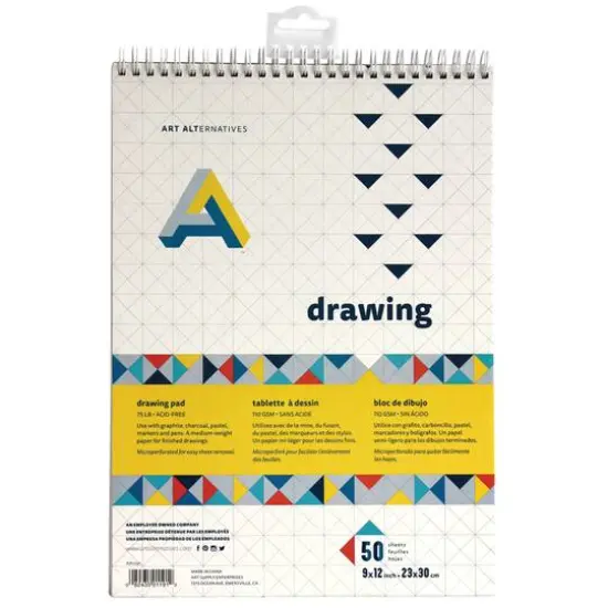 Art Alternatives Drawing Pad, 9" x 12" {1}