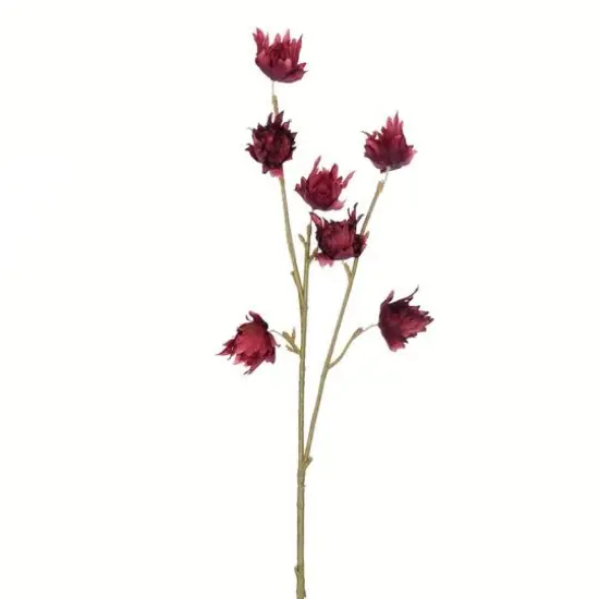 Burgundy Hibiscus Spray, 3ct. {1}