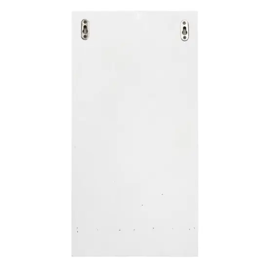 Elegant Designs Wall Mounted Wine Bottle Shelf & Glass Holder White Wash {8}