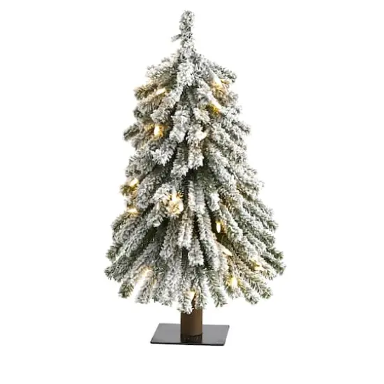 2ft. Pre-Lit Grand Alpine Artificial Christmas Tree, Clear LED Lights {1}