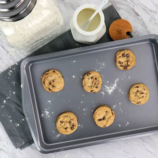 Martha Stewart 2 Piece Carbon Steel Cookie Sheet Set {3}