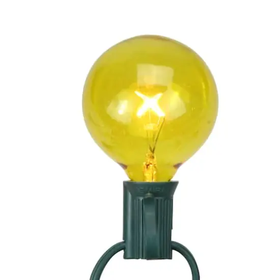 Yellow G50 Incandescent Replacement Christmas Bulbs, 25ct. {1}
