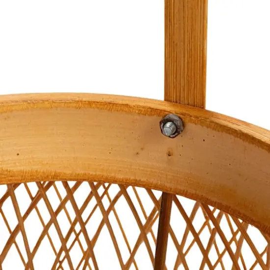 Hello Honey&reg; 20" Decorative Bamboo Hand-Woven Lantern Candle Holder {10}