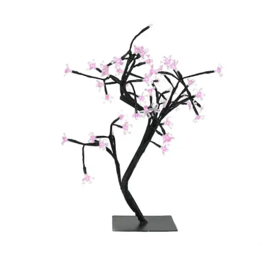 18" LED Pink Japanese Sakura Blossom Flower Tree {1}