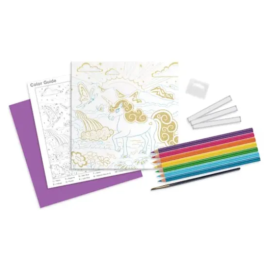 Faber-Castell Foil Fun Paint by Number Unicorn {3}
