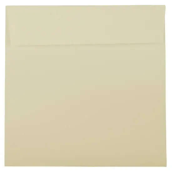 JAM Paper 8.5" x 8.5" Strathmore Invitation Envelopes, 25ct. Ivory Wove {2}