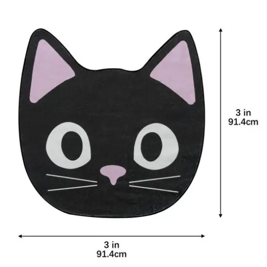 3ft. x 5ft. Black Cat Washable Area Rug by Ashland&reg; {4}