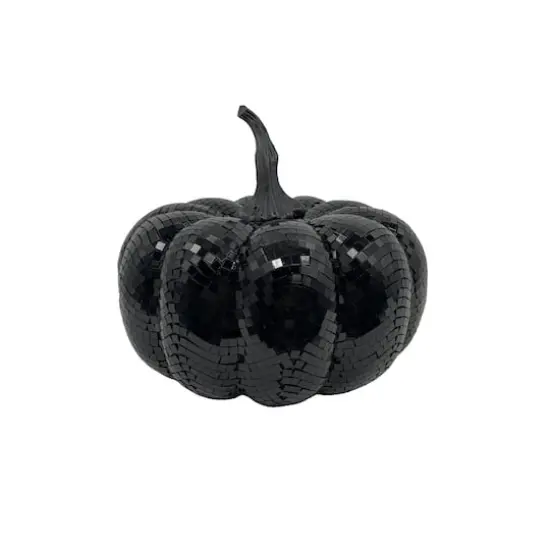 8.25" Disco Pumpkin Tabletop D&eacute;cor by Ashland&reg; Black {3}