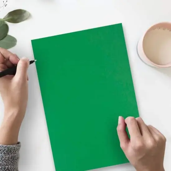 JAM Paper Bright Hue 8.5" x 14" 24lb. Recycled Colored Legal Paper, 100 Sheets Green {5}