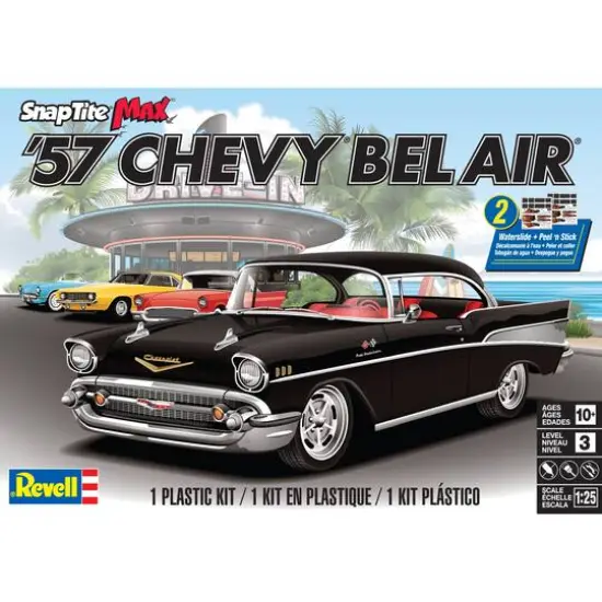 '57 Chevy Bel Air Plastic Model Kit {1}