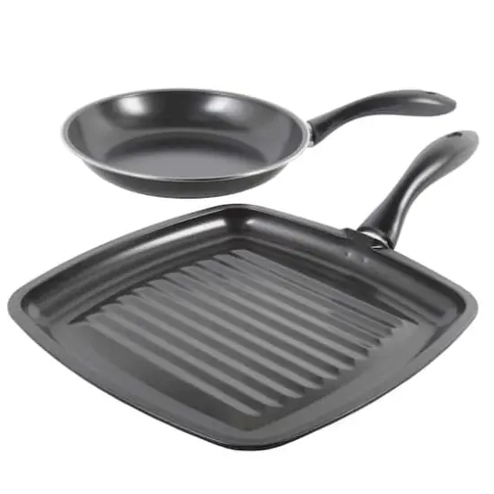 Gibson&reg; Westleton Black 2-Piece Cookware Set {1}