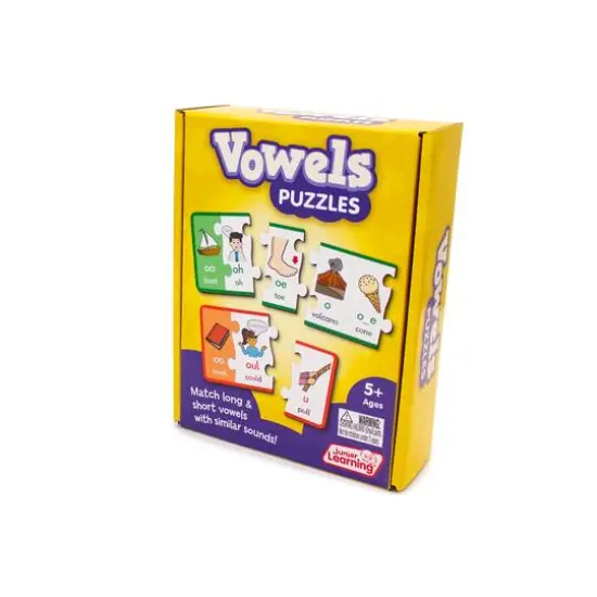 Junior Learning&reg; Vowel Puzzles {6}