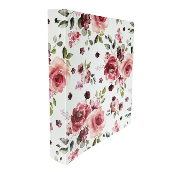 Steel Mill & Co.&reg; 1" Medium Rose Floral 3-Ring Binder {1}