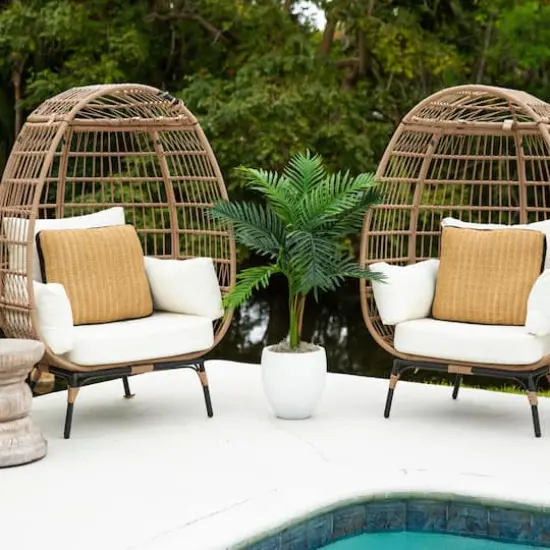 3ft. UV Resistant Artificial Double Robellini Palm Tree (Indoor/Outdoor) {10}