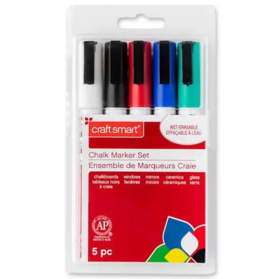 Basic Fine-Point Chalk Marker Set By Craft Smart&reg; {4}