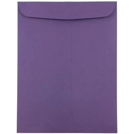 JAM Paper 9" x 12" Dark Purple Open End Catalog Premium Envelopes {2}