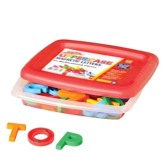 Educational Insights&reg; Multicolor Uppercase AlphaMagnets&reg;, 2 Packs of 42 {3}