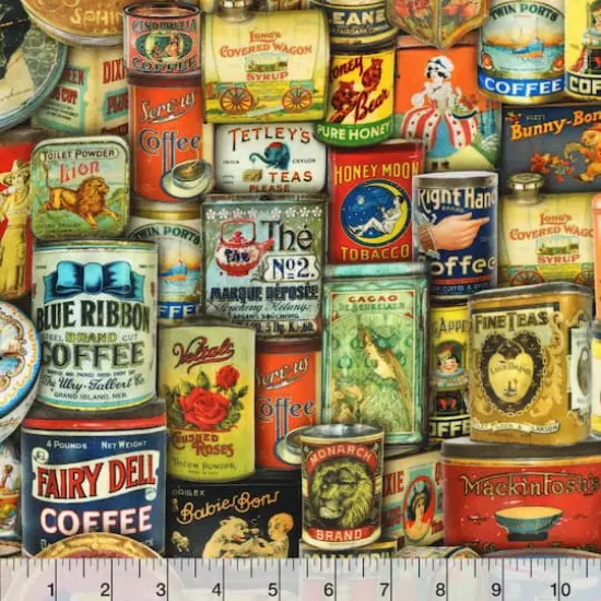 Robert Kaufman Vintage Signs Cotton Fabric {3}