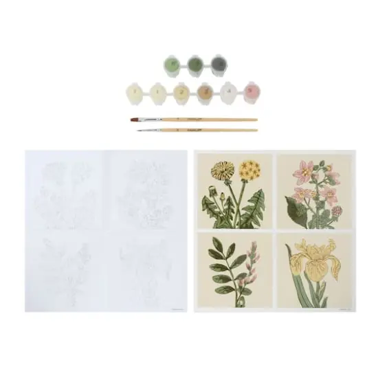 Vintage Flowers Paint-by-Number Gallery Mini Kit by Artist's Loft&reg; {4}
