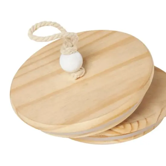 Cream Ceramic Spotted Textured Canister Set {5}