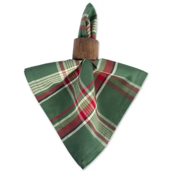 Dark Green Plaid Napkin, 6ct. {5}