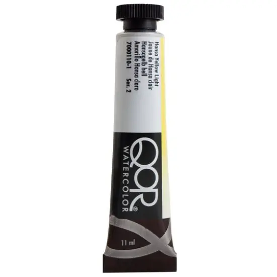 QoR&trade; Watercolor Tube, 11mL Hansa Yellow Light {1}