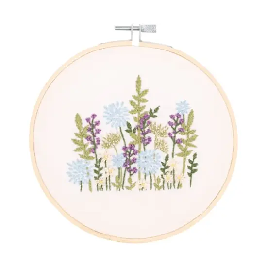 DMC&reg; Wild Blooms Intermediate Embroidery Kit with Hoop {1}