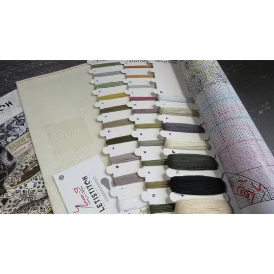 Letistitch Lion Coffee B Counted Cross Stitch Kit {9}