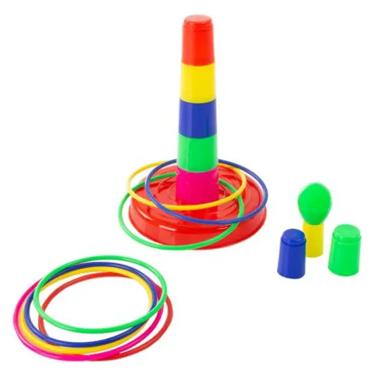 Toy Time Ring Toss Game Set {8}
