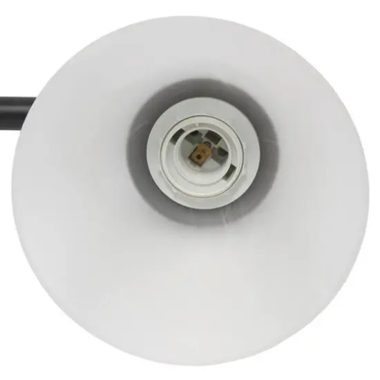 Lalia Home Essentix 3 Light Alabaster Shade Vanity Black {6}