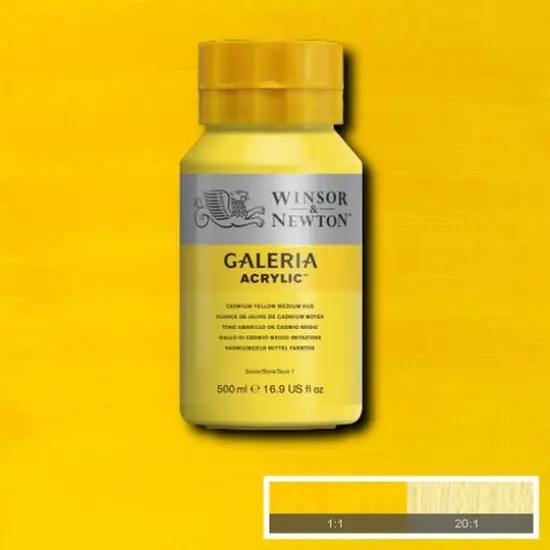 Winsor & Newton&trade; Galeria Acrylic&trade;, 500mL Cadmium Yellow Medium Hue {4}