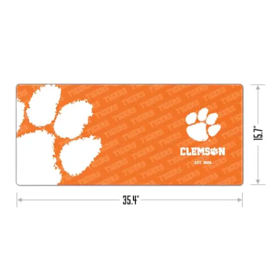 College Football Logo Series Desk Pad Clemson Tigers {4}