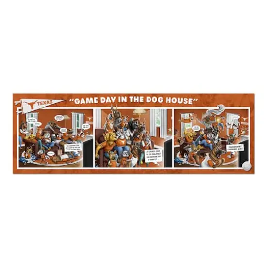 College Game Day in the Dog House 1,000 Piece Puzzle Texas Longhorns {5}