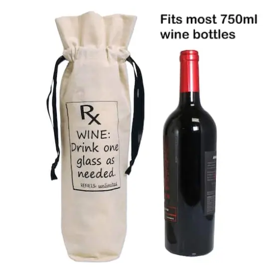 Personality Case&trade; Prescription Wine Canvas Wine Bag {6}