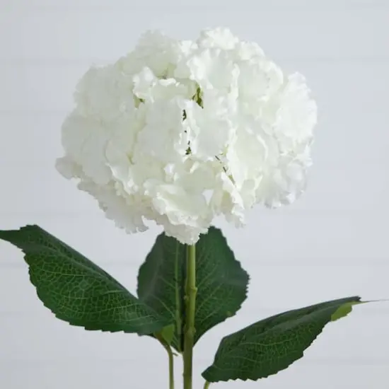 30" White Hydrangea Flower Stems, 3ct. {6}