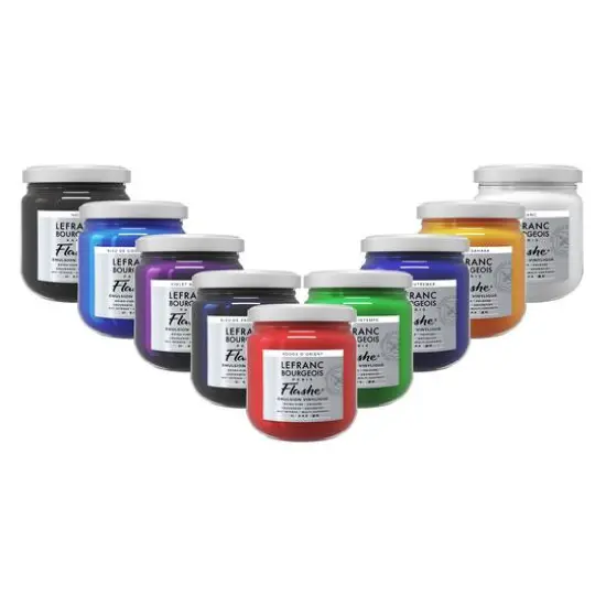 Lefranc & Bourgeois Flashe&reg; Matte Artist's Color, 400mL Cobalt Blue Hue {2}