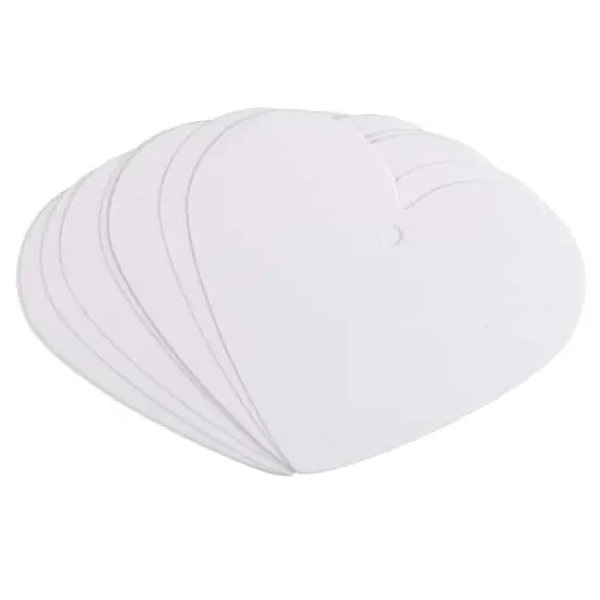 JAM Paper White Large Heart Gift Tags, 10ct. {3}