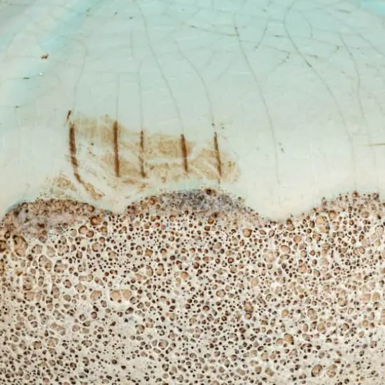 Hello Honey&reg; Distressed Finish Brown & White Terracotta Vase Set {15}