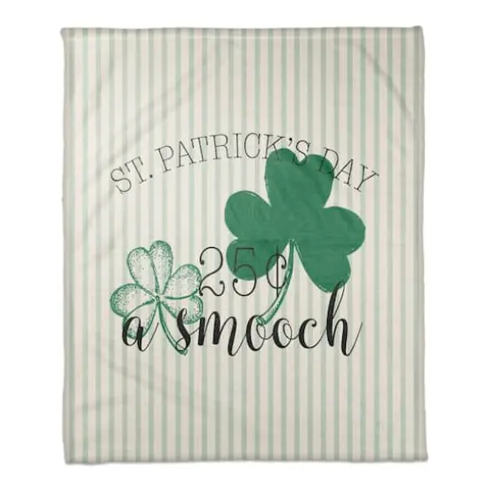 25 Cents A Smooch 50" x 60" Coral Fleece Blanket {1}