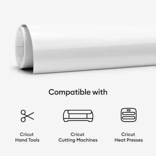 Cricut&reg; UV-Activated Color-Changing Iron-On White/Pastel Violet {8}