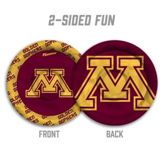 NCAA Flimzee Bean-Bag Flying Disc Minnesota Golden Gophers {3}