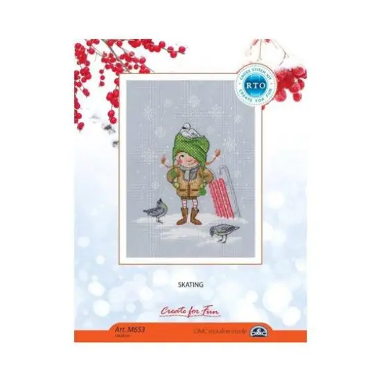 RTO Skating Cross Stitch Kit {3}