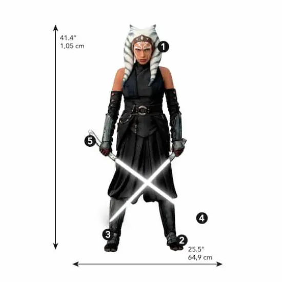 RoomMates Star Wars The Mandalorian Ahsoka Peel & Stick Giant Wall Decal {5}