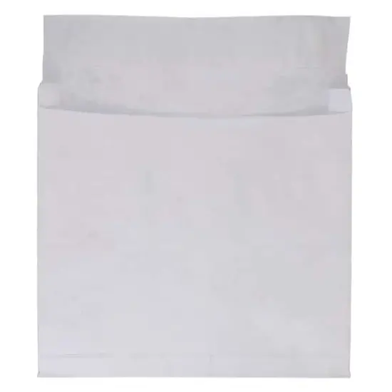 JAM Paper 10x13 White Tyvek&reg; Expandable Peel & Seal Closure Booklet Envelopes 100ct. {1}