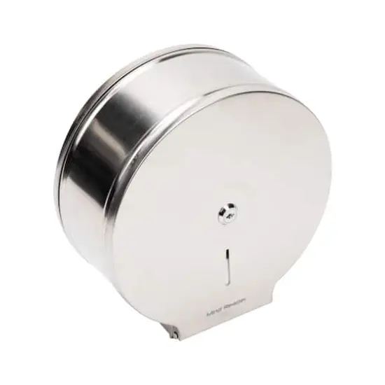 Mind Reader Commercial Wall Mounted Stainless Steel Toilet Roll Dispenser {1}