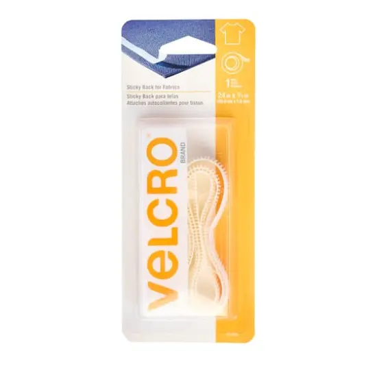 VELCRO&reg; Brand Sticky Back for Fabrics White Tape {1}