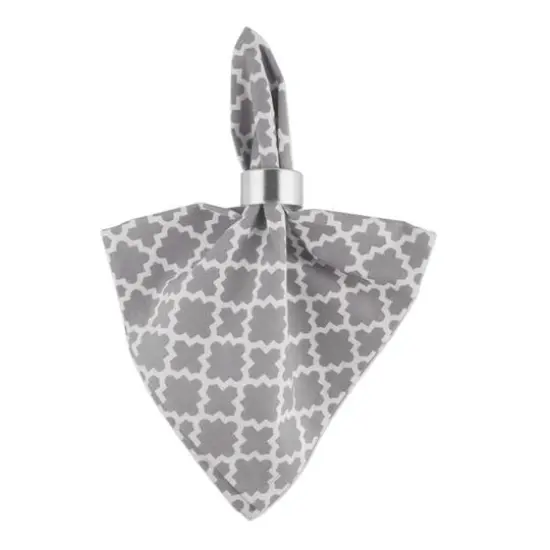 DII&reg; Gray Lattice Napkins, 6ct. {6}