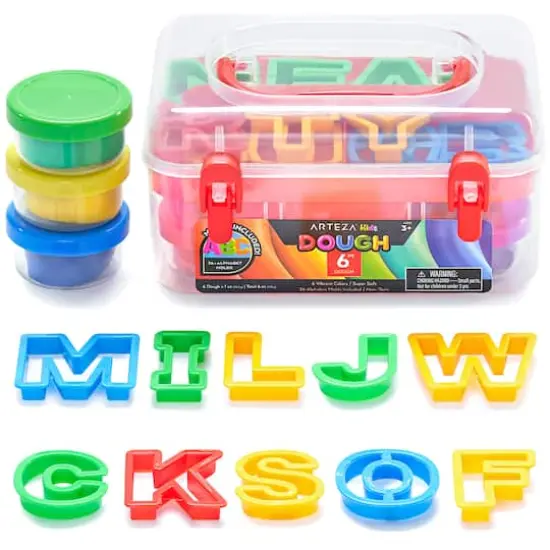Arteza&reg; Kids Alphabet Dough Kit, 32 pcs {1}