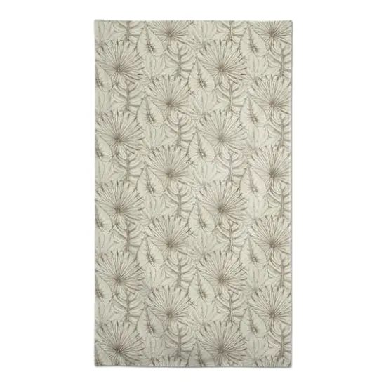 Vintage Palms Cotton Tablecloth {1}