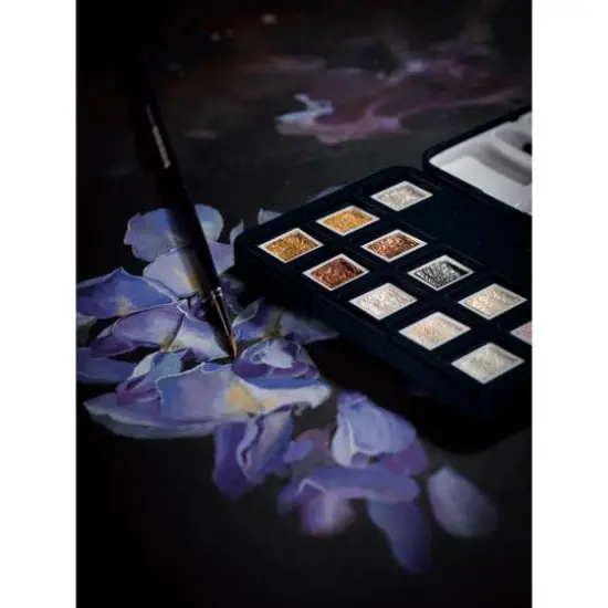 Van Gogh Metallic Watercolor Pocket Box Set {4}